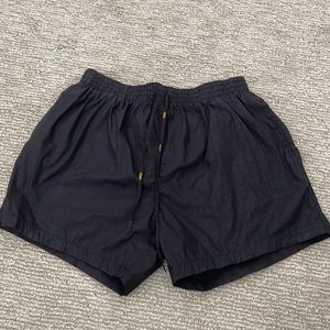 FENDI - LOGO CHANGES IN WATER BLACK MENS SWIMTRUNKS